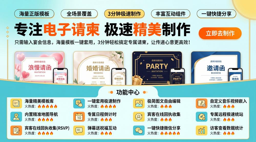 2026幼儿园邀请函制作平台排行榜！宝妈幼师首选合集